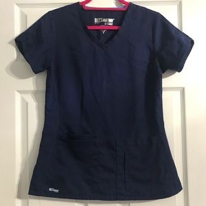 Navy Greys Anatomy Scrubs Size Small